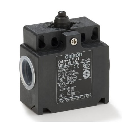 OMRON D4N-8F31 D4N-8F31 D4N 0478B D4N8F31 OMRON Plastic 2NC/1NO Slow Plunger flat 2-M20